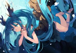 hatsune miku from shinkai shoujo (vocaloid) by btoor