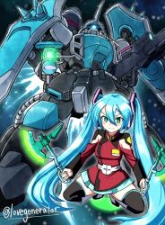 hatsune miku from gundam by kin-san (sasuraiga)