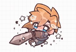 cloud strife from crisis core: final fantasy vii