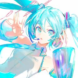 hatsune miku from vocaloid by yyb
