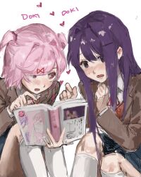natsuki (doki doki literature club) from doki doki literature club