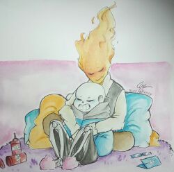 grillby from undertale by nexusmonstrum