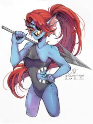 undyne from undertale by nexusmonstrum