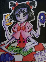 muffet from undertale by nexusmonstrum