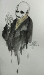 w.d. gaster from undertale by nexusmonstrum