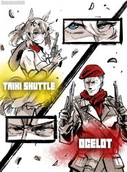 revolver ocelot from metal gear (series) by what is (pix30d)
