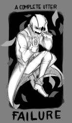w.d. gaster from undertale by nexusmonstrum