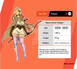 pidgeot from pokemon
