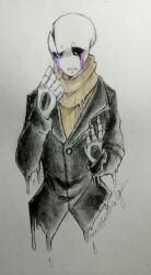 w.d. gaster from undertale by nexusmonstrum