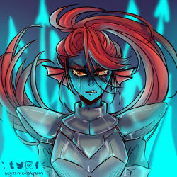 undyne from undertale by nexusmonstrum