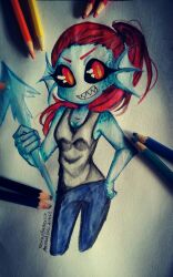 undyne from undertale by nexusmonstrum