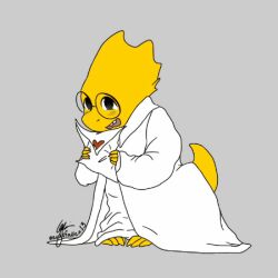 alphys from undertale by nexusmonstrum