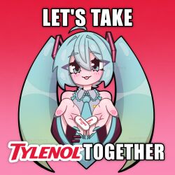 hatsune miku from vocaloid by tylenol