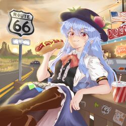 hinanawi tenshi from touhou
