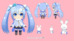 hatsune miku from vocaloid by nekogoya