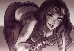 asami sato from avatar legends by iahfy