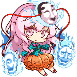 hata no kokoro from touhou