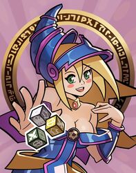 dark magician girl from yu-gi-oh! by splashbrush