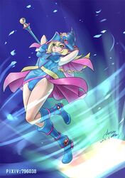 dark magician girl from yu-gi-oh!
