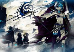 hatsune miku from vocaloid by folala