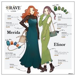 elinor (brave) from brave (pixar) by meecosme