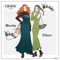 elinor (brave) from brave (pixar) by meecosme