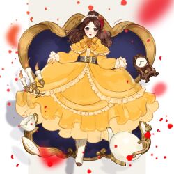belle (disney) from beauty and the beast (disney) by meecosme