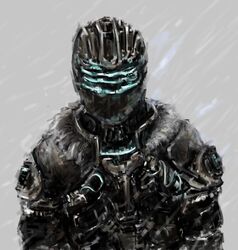 isaac clarke from dead space by merpperoni
