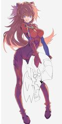 eva 02 from neon genesis evangelion by qwerty
