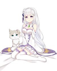 emilia (re:zero) from re:zero kara hajimeru isekai seikatsu by chuor (chuochuoi)