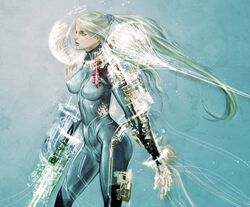 samus aran from metroid by ikeda masateru