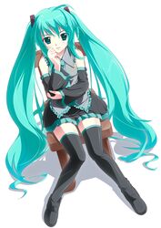 hatsune miku from vocaloid by amino
