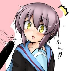 nagato yuki from suzumiya haruhi no yuuutsu by surikogi