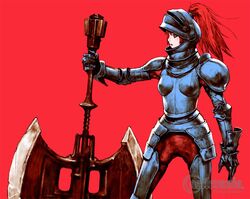 old axe armor from castlevania by matsukeshi