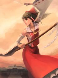 hakurei reimu from mountain of faith by penpen (artist)