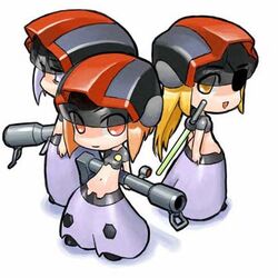 black tri-stars from gundam