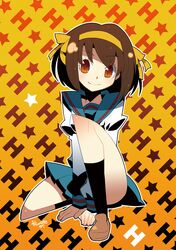suzumiya haruhi from suzumiya haruhi no yuuutsu by hamamoto ryuusuke