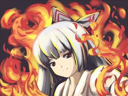 fujiwara no mokou from touhou by tdk