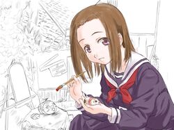 shijou mitsue from kamichu! by sazanami (artist)