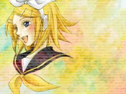 kagamine rin from vocaloid by fumi (artist)