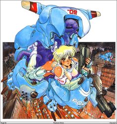 deunan knute from appleseed by shirou masamune