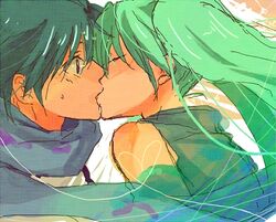 hatsune miku from vocaloid by uni (gumin)