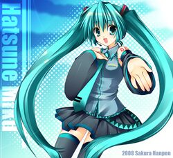 hatsune miku from sakura sakura by sakura hanpen