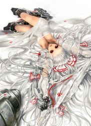 fujiwara no mokou from touhou by archlich