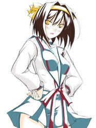 suzumiya haruhi from suzumiya haruhi no yuuutsu by ribi