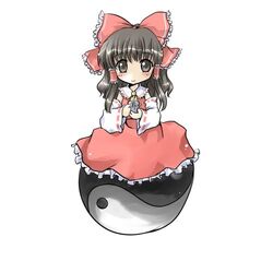 hakurei reimu from touhou by yuugiri