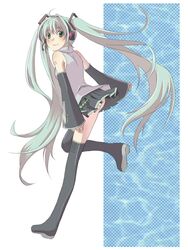 hatsune miku from vocaloid by hk