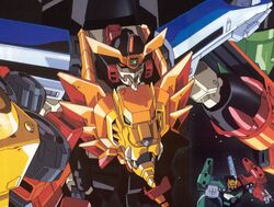 gaogaigar from yuusha ou gaogaigar