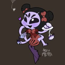 muffet from undertale by tiredcringe
