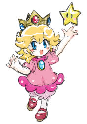 baby peach from super mario bros. by rakugaki shitagari-ya
